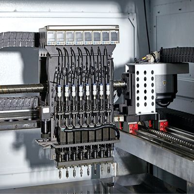 LED Factory SMT Pick And Place Machine , 8 Heads SMT Assembly Equipment