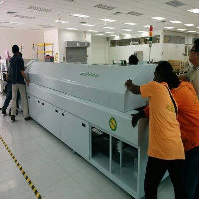 10 Temperature Zones Solder Reflow Oven / Reflow Soldering Machine RF1020PC